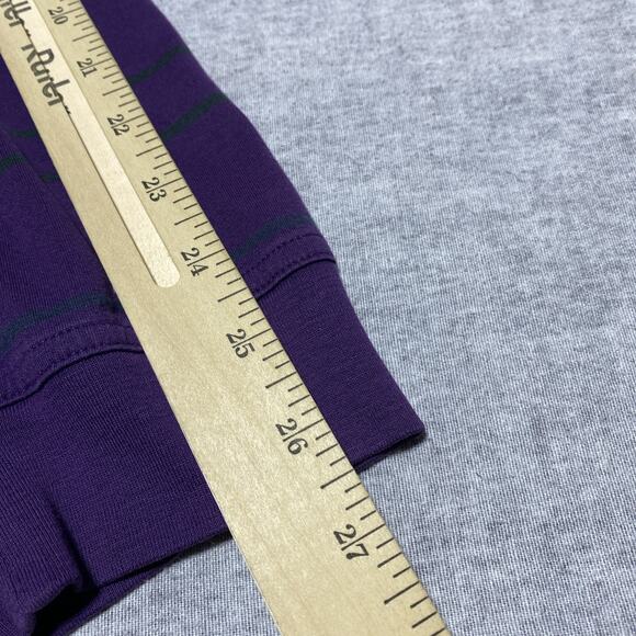 Brooks Brothers Shirt Mens XXL Purple Performance Polo Striped Preppy Old Money - Picture 10 of 10
